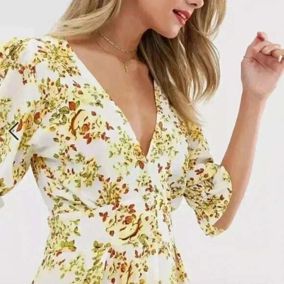 Faithfull rafa floral midi dress - Picture 2 of 10